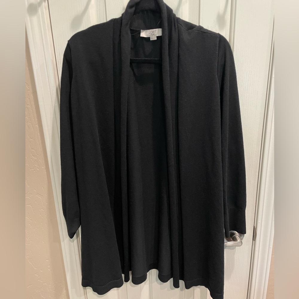 Lane Bryant heavier black cardigan 20/22